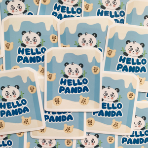 hello panda sticker